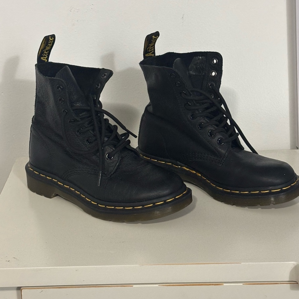 Dr. Martens Black Combat Boots